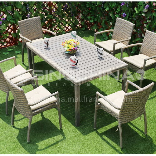 MSSM-PS12,13,14 outdoor table and chair courtyard terrace villa high-grade armrest rattan chair